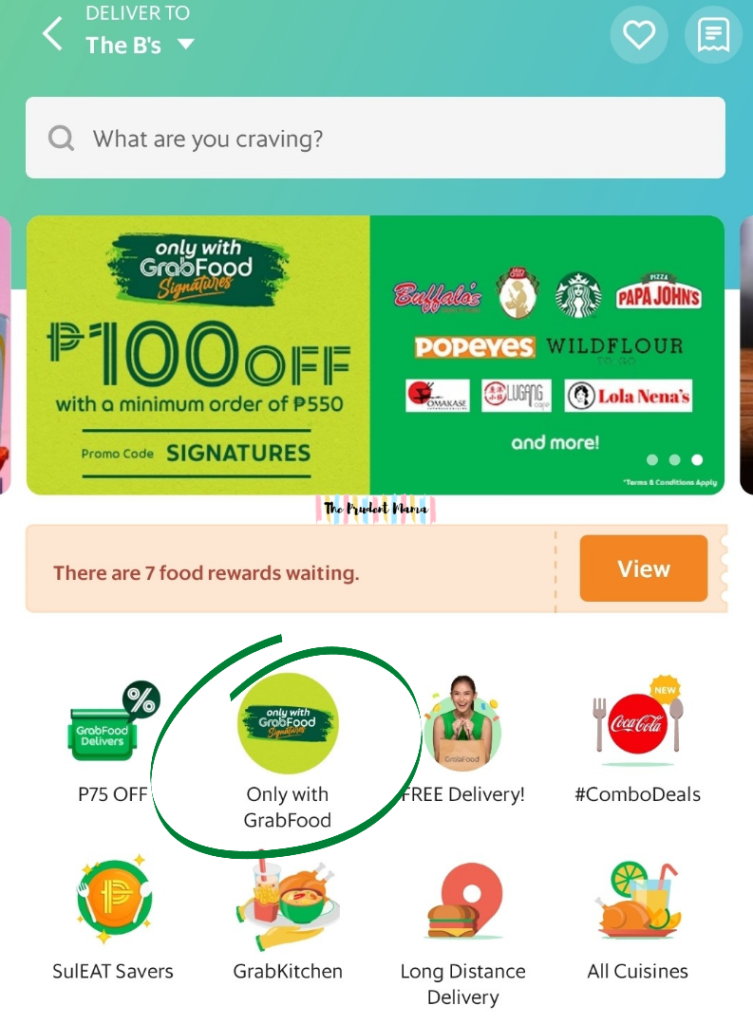 Check out the GrabFood Signature restos near you on the Grab app